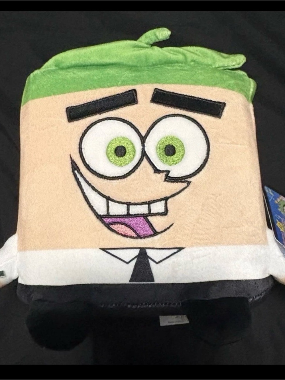 Fairy Odd Parents Plushie, 6" Cube - Cosmo